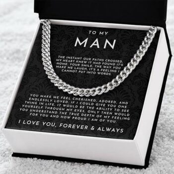 To My Man Necklace