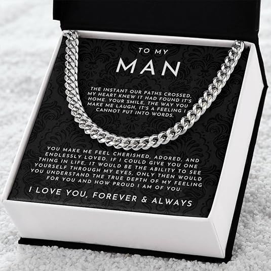 To My Man Necklace
