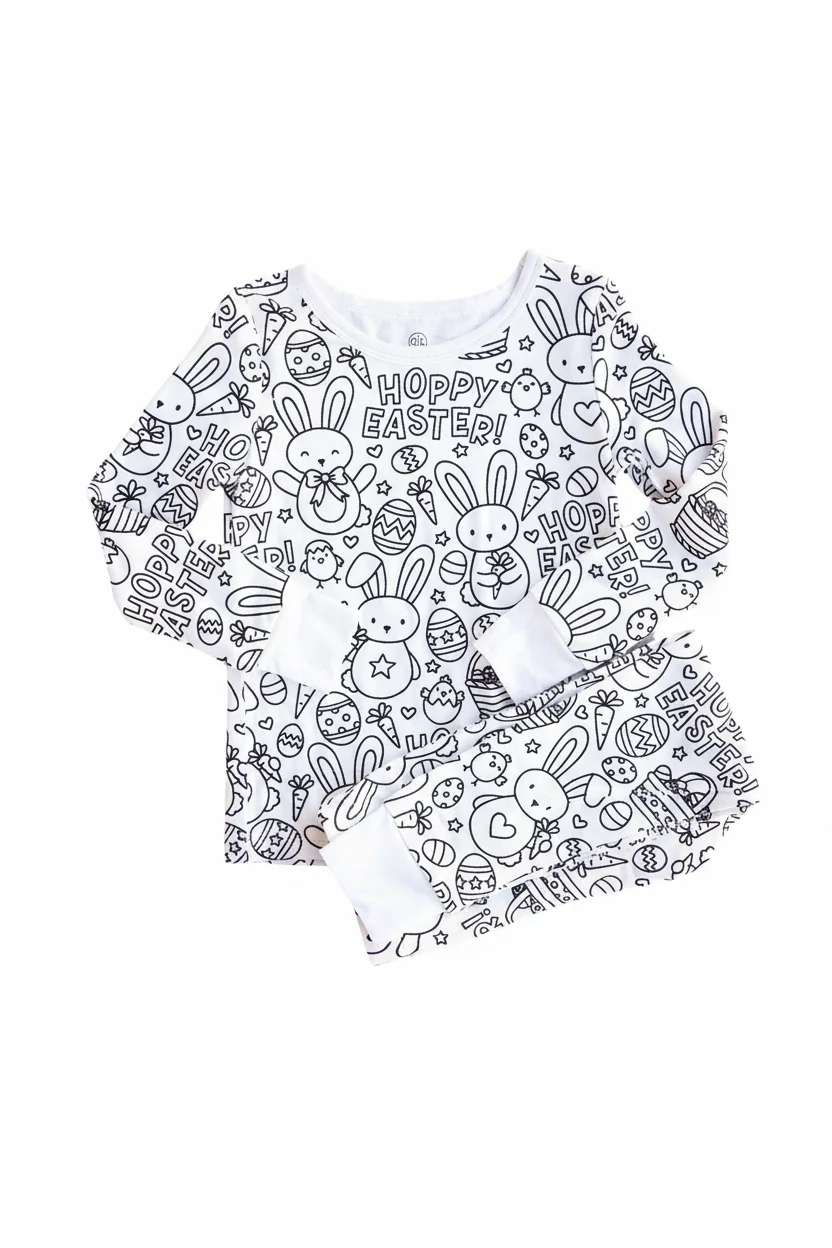Colorable Kids Pajamas - Image 44